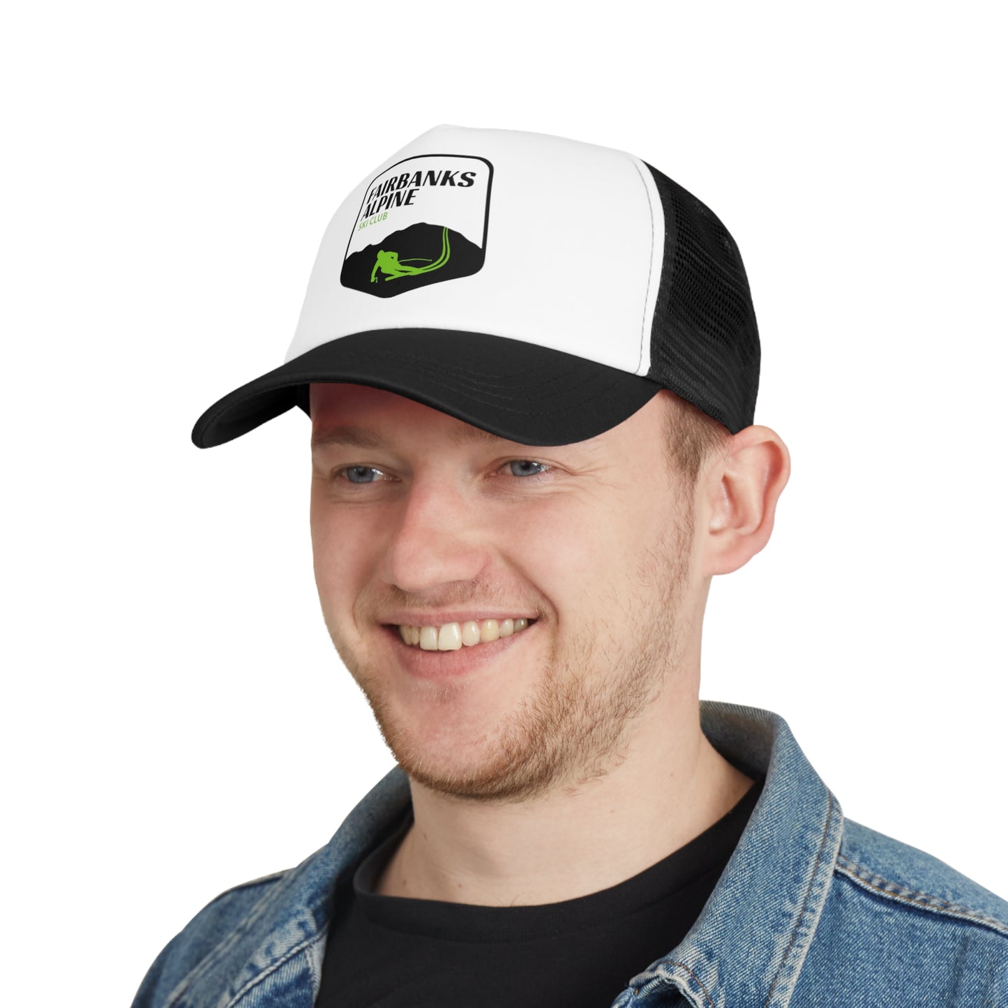 Fairbanks Alpine Ski Club Mesh Cap - Outdoor Sports Hat for Ski Enthusiasts