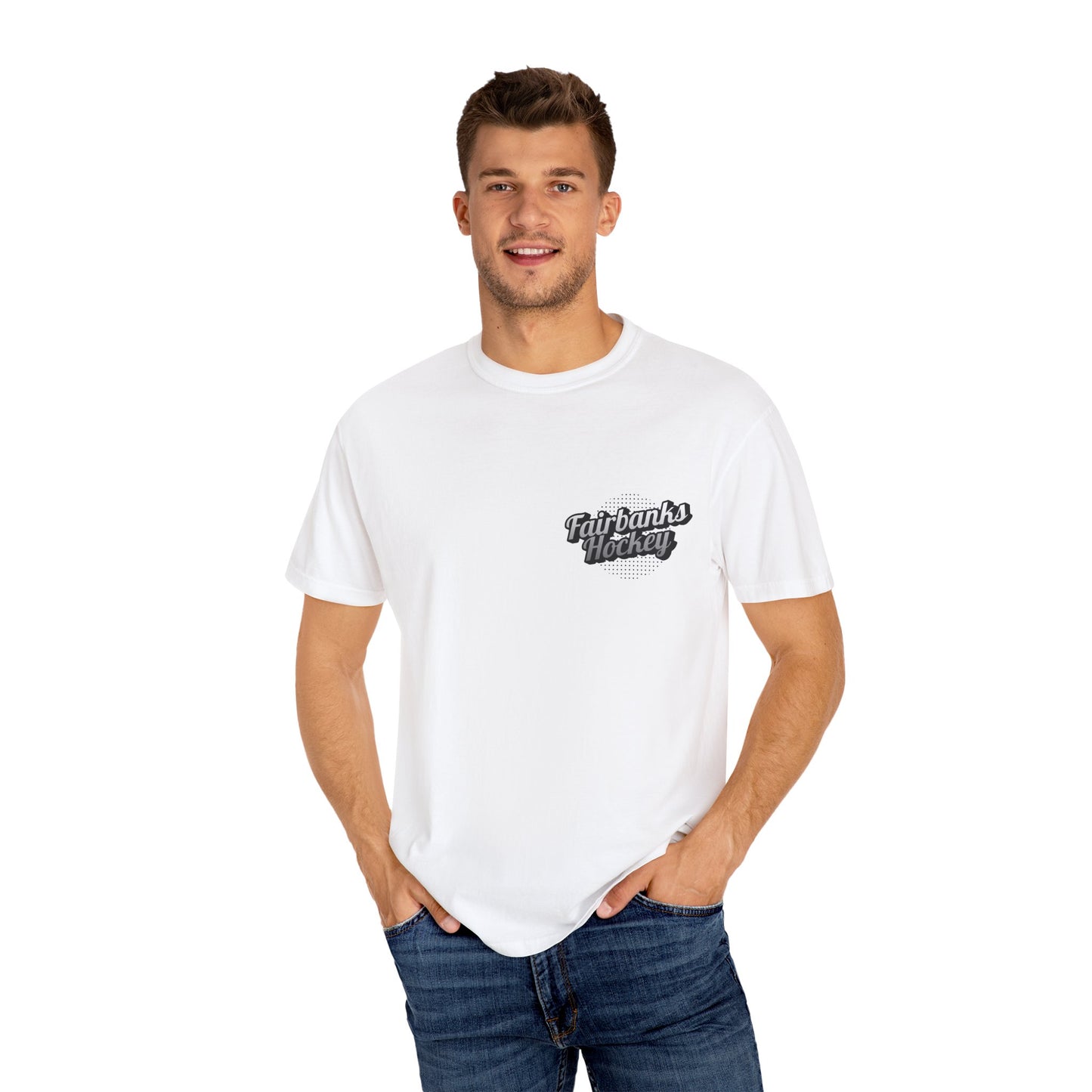 Fairbanks Hockey Unisex T-Shirt, Sporty Graphic Tee, Casual Wear, Gift for Hockey Fans, Team Spirit Apparel, Hockey Season Essential