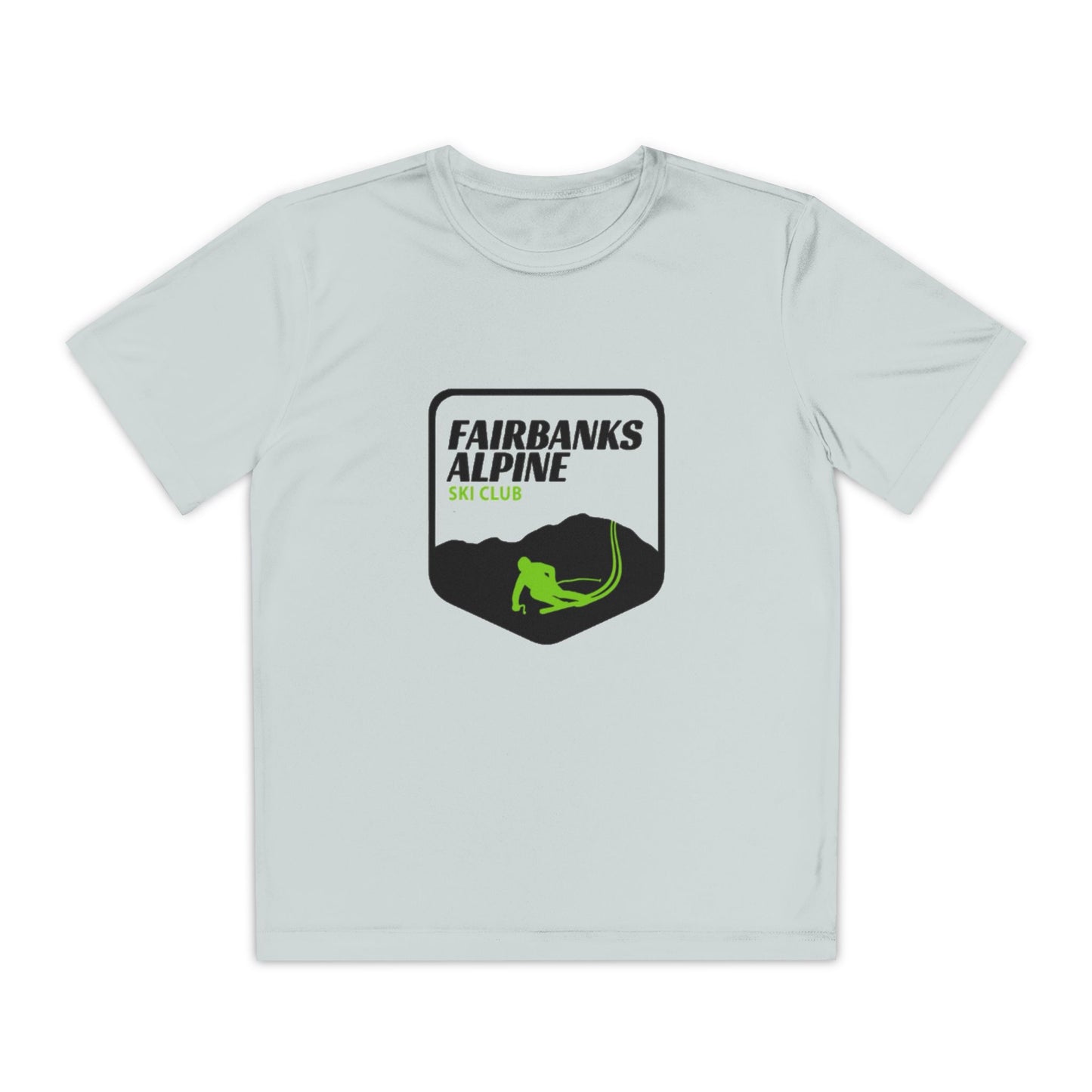 Fairbanks Alpine Youth Ski Club Tee, Youth Sports Shirt, Ski Competition Top, Activewear for Kids, Winter Sports Gift
