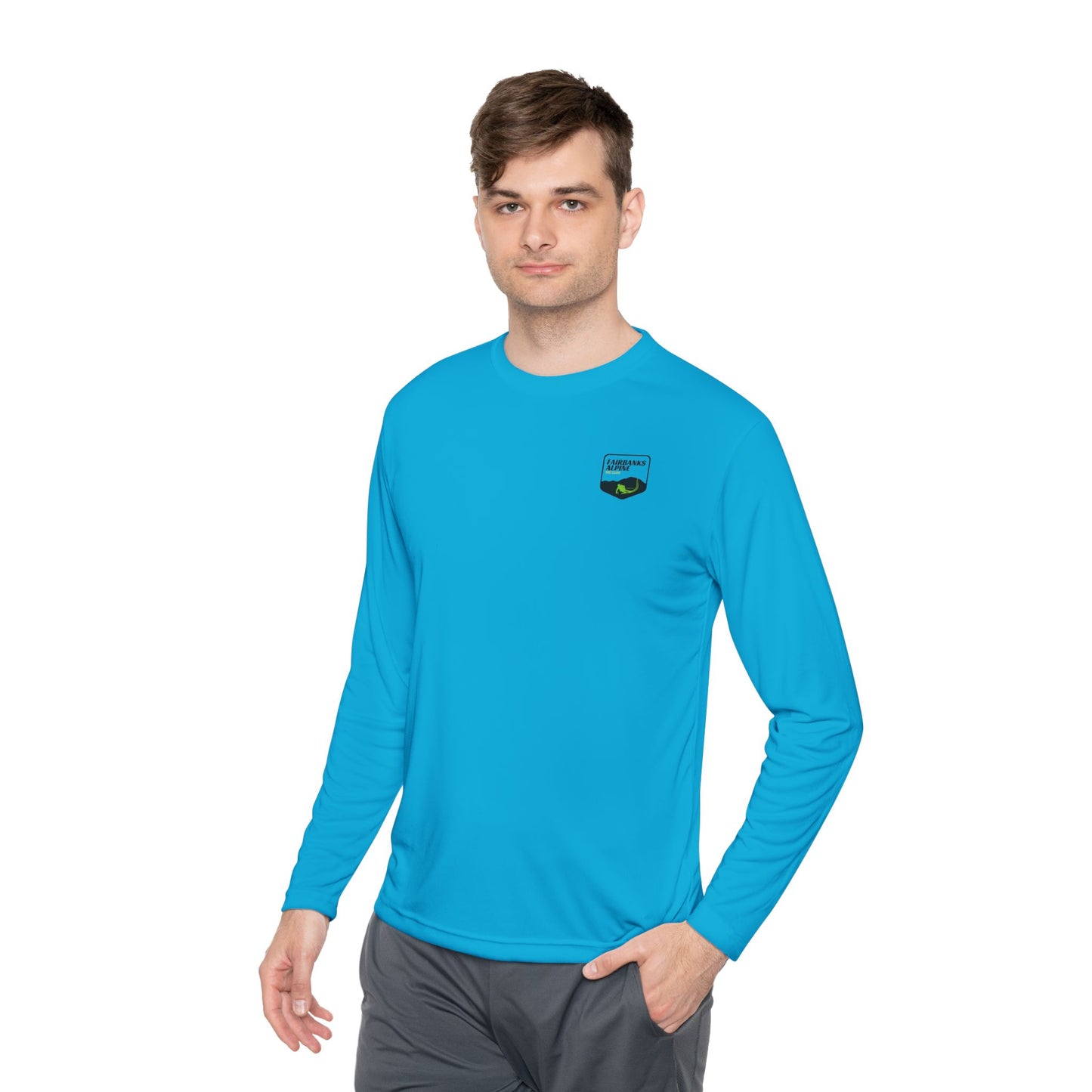 Fairbanks Alpine Ski Club Long Sleeve Tee, Lightweight Ski Shirt, Unisex Sportswear, Outdoor Adventure Top, Winter Apparel