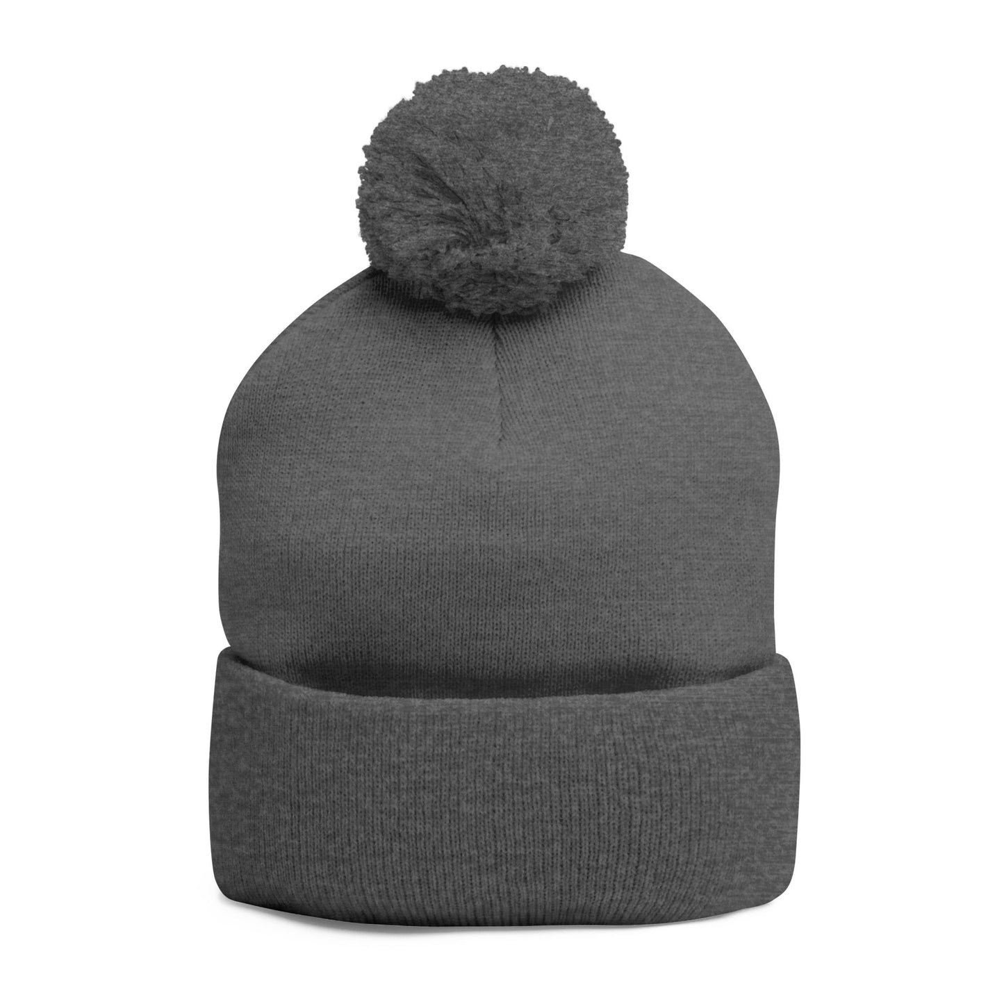 Cozy Pom-Pom Knit Cap | Stylish Beanie for Winter, Embroidered Gift for Him/Her, Perfect for Holidays, Casual Wear, Outdoor Activities