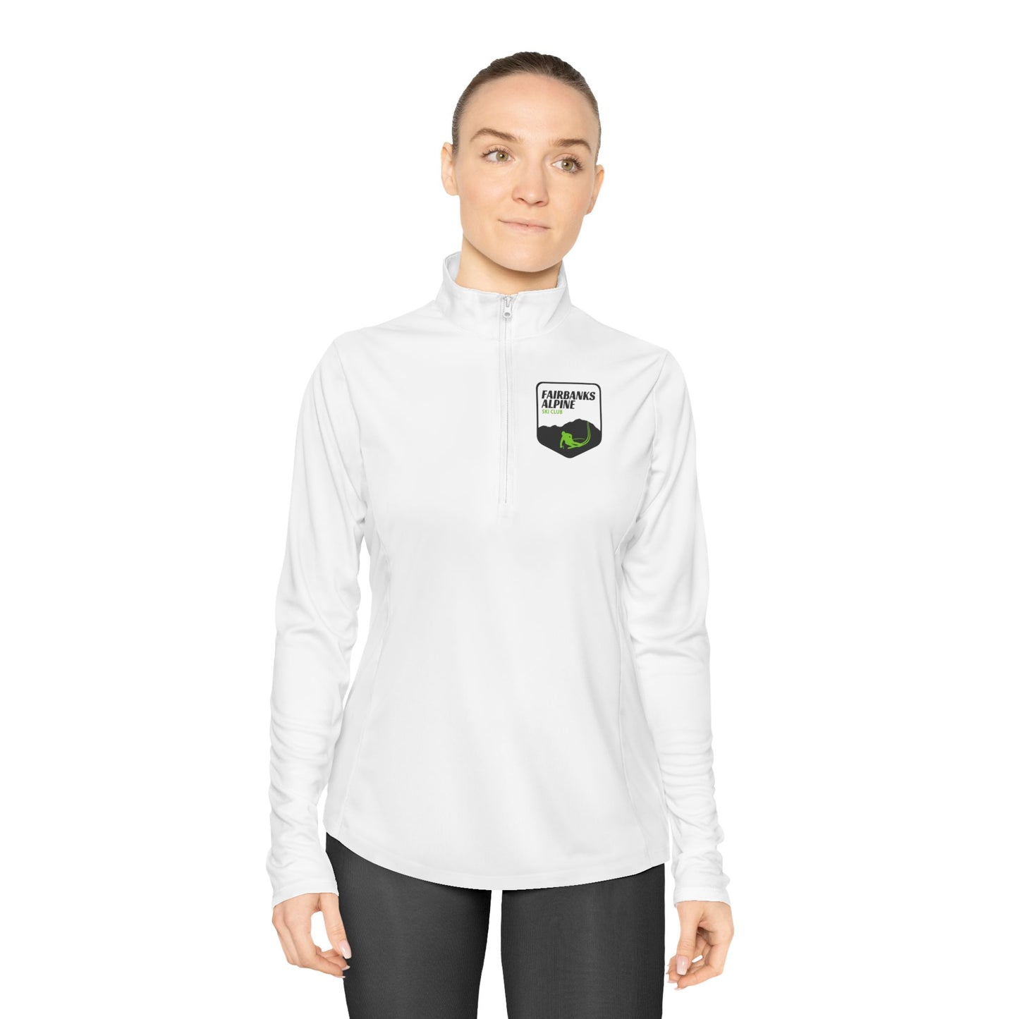 Ladies Quarter-Zip Pullover - Cozy Activewear for Outdoor Adventures, Layering Piece, Perfect for Fall & Winter