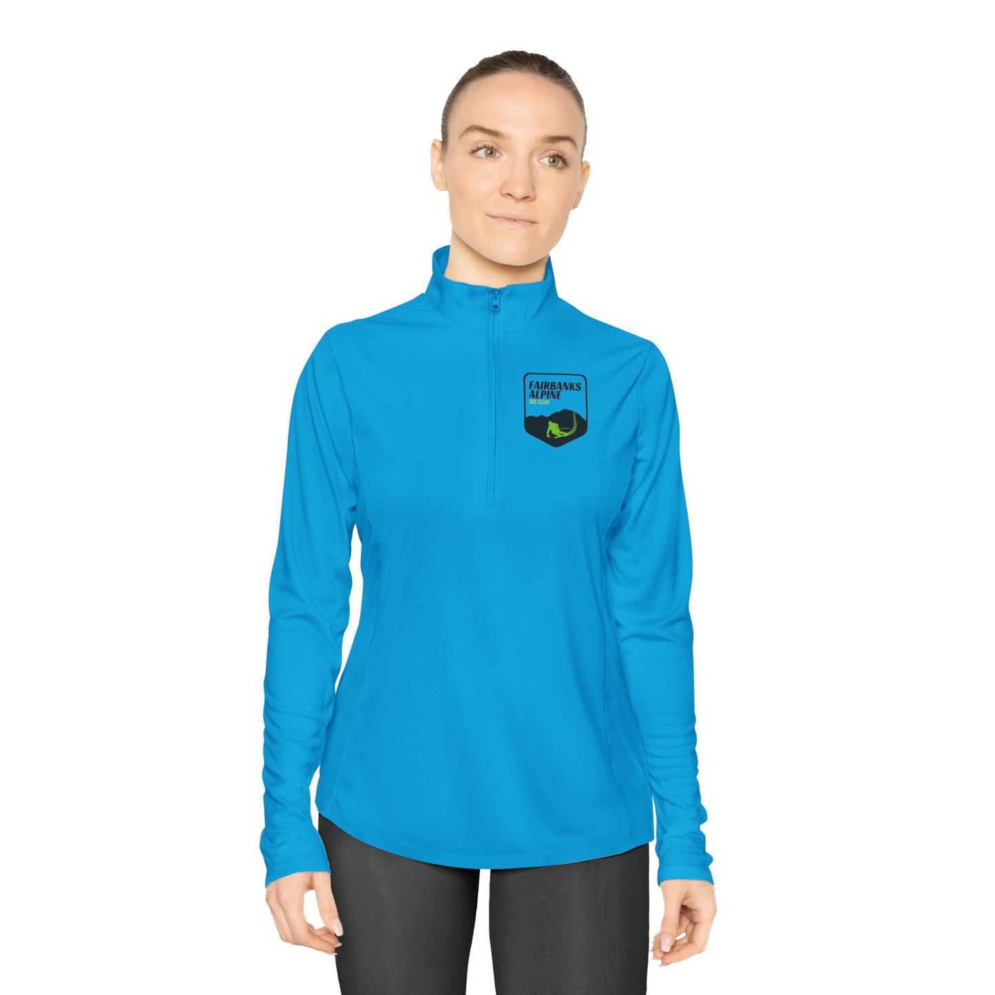 Ladies Quarter-Zip Pullover - Cozy Activewear for Outdoor Adventures, Layering Piece, Perfect for Fall & Winter